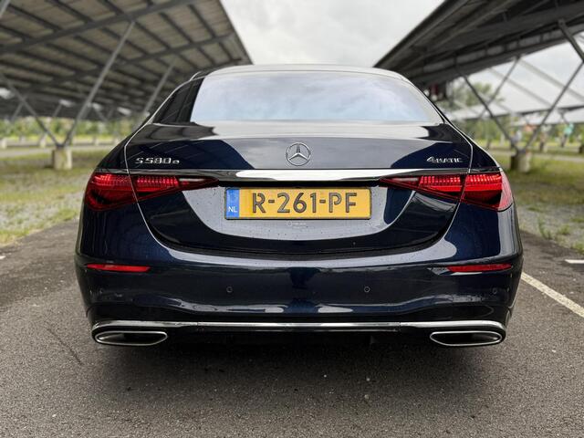 Mercedes-Benz S-KLASSE 580 e 4MATIC Lang AMG Line | Panoramadak | Achterasbesturing | Burmester | Head-up display | Digital light | Rijassistentiepakket | Nappaleder |