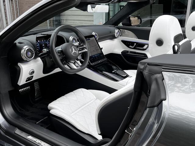 Mercedes-Benz SL-KLASSE Mercedes-AMG 43 | Premium Plus | AMG Aerodynamica Pakket | Rijassistentiepakket Plus | V8 Stylingpakket Exterieur | AMG TRACK PACE | AMG Indoor Car Cover | Burmester Surround Sound | Head-up Display | 360° Camera | Elektrisch Verstelbare Stoelen + Memory 