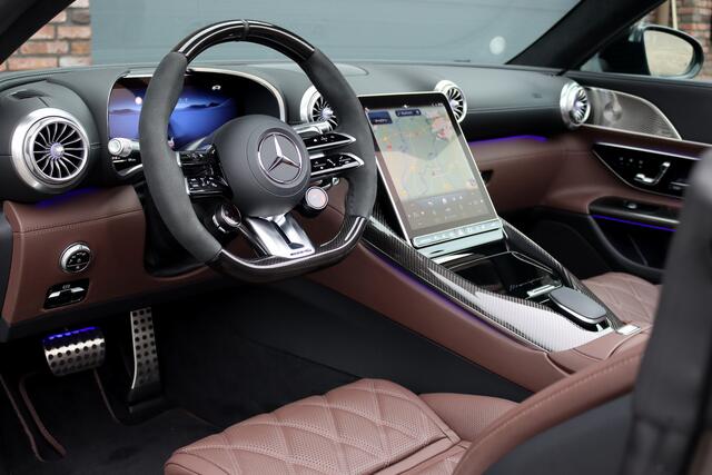 Mercedes-Benz SL-KLASSE Roadster AMG 63 S E Performance | 816 pk | Manufaktur | Keramisch | Carbon | Distronic+ | Achterasbesturing | Multicontourstoelen | HUD | Burmester | Airscarf |