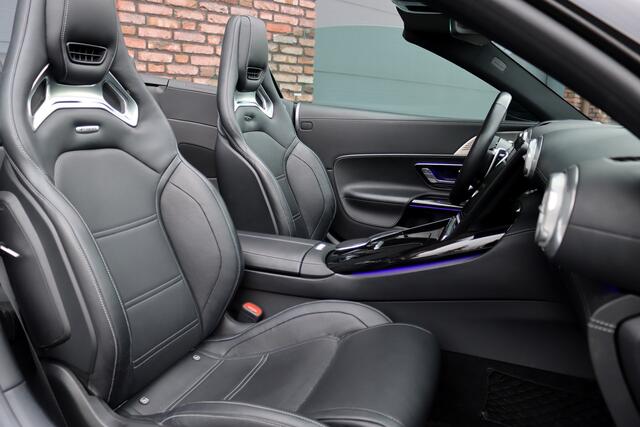 Mercedes-Benz SL-KLASSE Roadster AMG 43 Premium Aut9 | 381pk | Performance-stoelen | Burmester | Stoelventilatie | Airscarf | Verwarmd Stuurwiel | Digital Light | Surround Camera | HUD | Contourstoelen |