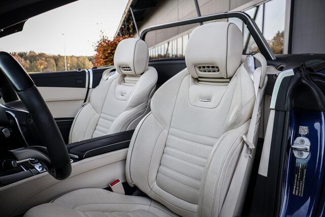 Mercedes-Benz SL-KLASSE AMG 63 | AMG DRIVERS PACKAGE | B&O | KERAMISCH | MAGIC SKY CONTROL | STOELKOELING/VERWARMING/MASSAGE | DISTRONIC PLUS | AIRSCARF | ACTIVE BODY CONTROL | MULTICONTOURZETELS | IWC KLOK | ETC