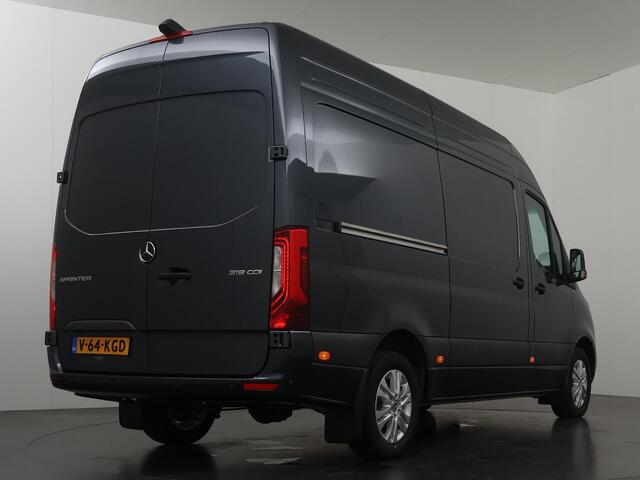 Mercedes-Benz SPRINTER 319 CDI L2 H2 Select | Aut. | Navigatie | Airco | Stoelverwarming | Achteruitrijcamera | Distronic | Dodehoekassistent | Geveerde Comfortstoel en bijrijdersbank | Trekhaakvoorbereiding 3500kg | Certified |