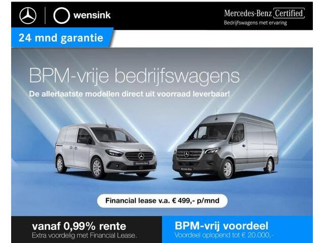 Mercedes-Benz SPRINTER 315 CDI | L2 H2 | RWD | Aut. | PRO | BPM VRIJ! | ACHTERUITRIJCAMERA | 3500 KG AHW | DODEHOEKASSISTENT | AIRCO | CRUISE | CARPLAY | ANDROID AUTO | METALLIC | 3-ZITS | MBUX SYSTEEM GROOT