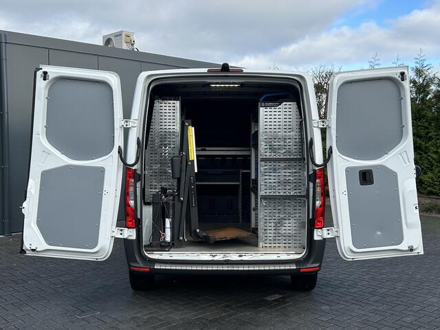 Mercedes-Benz SPRINTER 314 CDI / L1H1 / 1e EIG. / 2x SCHUIFDEUR / INRICHTING + LAADKRAAN / CAMERA / AIRCO / CRUISE / NAVI / APPLE CARPLAY
