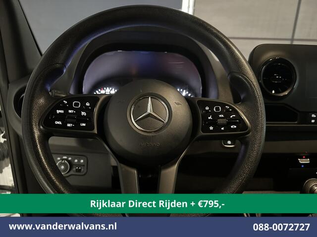 Mercedes-Benz SPRINTER 317 CDI 170pk L3H2 Euro6 *Rijklaar Direct Rijden* Airco | 360 graden Camera | Navigatie | Apple Carplay | Android Auto | Cruisecontrol Chauffeursstoel, Stoelverwarming, Parkeersensoren, Bijrijdersbank
