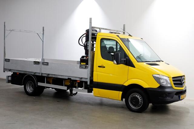 Mercedes-Benz SPRINTER 514 CDI 143pk E6 Open Laadbak+HIAB T-CLX 023 Kraan PTO/Trekhaak 3500kg 11-2017
