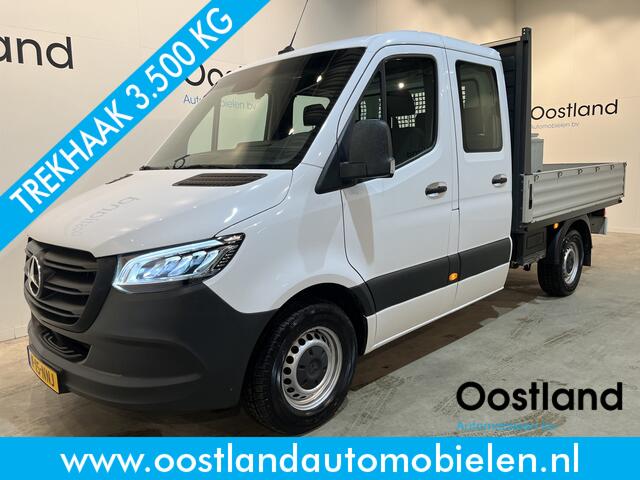 Mercedes-Benz SPRINTER 317 CDI L2 RWD DC Dubbel Cabine Open Laadbak / Euro 6 / Trekhaak 3500 KG / Airco / Cruise Control / CarPlay / DC 6 Pers. / 82.000 KM !!