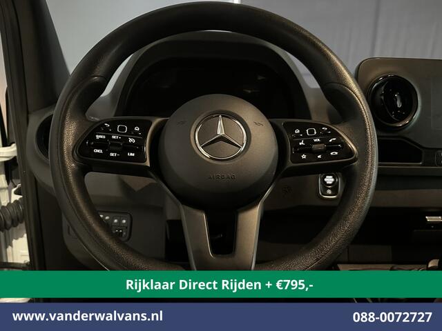 Mercedes-Benz SPRINTER 315 CDI 150pk L3H2 Euro6 *Rijklaar Direct Rijden* Airco | 360 graden Camera | Navigatie | Cruisecontrol | Chauffeursstoel Parkeersensoren, Stoelverwarming, Bijrijdersbank