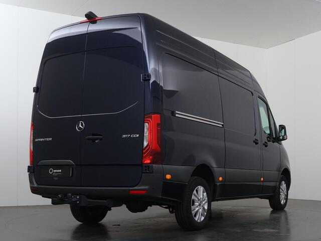 Mercedes-Benz SPRINTER 317 CDI | Aut. | L2 H2 | Pro | LED Koplampen | 3 zits | Achteruitrijcamera | Betimmering | Laadvloer | Lichtmetalen Velgen | Trekhaak | Certified