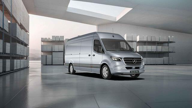 Mercedes-Benz SPRINTER 317 CDI L3 H2 Select| Dubbele Schuifdeur | NAvigatie | 2x Schuifdeur | Distronic Plus | Klasse 3 Alarm | Bijverwarming | Airco | Dodehoekassistent | Geveerde Comforstoel Bestuurder en Bijrijdersbank | Certified |