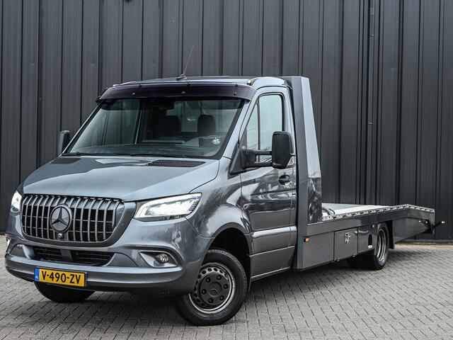 Mercedes-Benz SPRINTER 519 3.0 CDI L3 EURO VI-D · NL Auto · Tijhof opbouw · Luchtvering · Trekhaak · Opbergvakken L+R · Distronic · Led · 6 Cillinder · Climate · Lier elektrisch · Geveerde bestuurderstoel