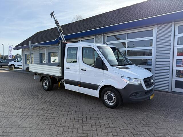 Mercedes-Benz SPRINTER 316 CDI CC DC EURO 6 OPEN LAADBAK MET KRAAN