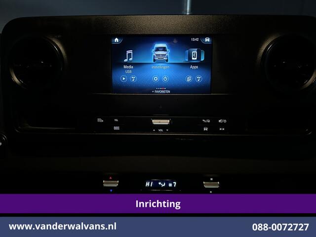Mercedes-Benz SPRINTER 317 CDI 170pk 9G-Tronic Automaat 3500kg Trekhaak L2H1 inrichting Euro6 Airco | Camera | Omvormer | Apple Carplay Cruisecontrol, Android Auto, Parkeersensoren