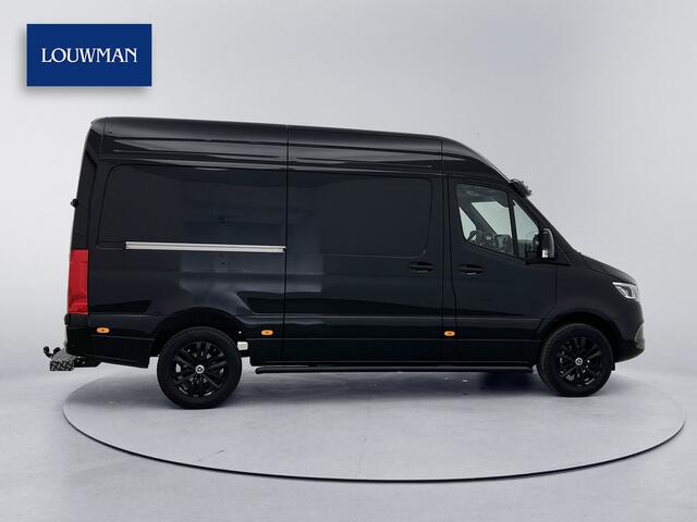 Mercedes-Benz SPRINTER 319 1.9 CDI L2H2 30 Jahre Edition Leder Vanstep Full black Zonneklep met Led MAK Safari 3500kg Trekhaak Betimmering Navigatie