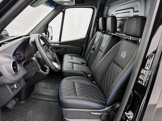 Mercedes-Benz SPRINTER 319 1.9 CDI L2H2 30 Jahre Edition Leder Vanstep Full black Zonneklep met Led MAK Safari 3500kg Trekhaak Betimmering Navigatie