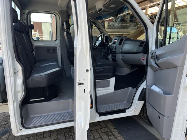 Mercedes-Benz SPRINTER 314 2.2 CDI 432 DC Airco Cruise controle Trekhaak 3500kg trekgewicht 6-Persoons open laadbak Pick-up Euro 6 P-up bakwagen