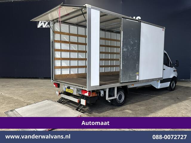 Mercedes-Benz SPRINTER 314CDI 143pk Automaat Bakwagen 21m3 KUUB Laadklep Zijdeur Euro6 Airco | Bijrijdersbank Lat om Lat betimmering, Leder