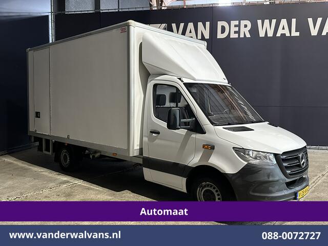 Mercedes-Benz SPRINTER 314CDI 143pk Automaat Bakwagen 21m3 KUUB Laadklep Zijdeur Euro6 Airco | Bijrijdersbank Lat om Lat betimmering, Leder