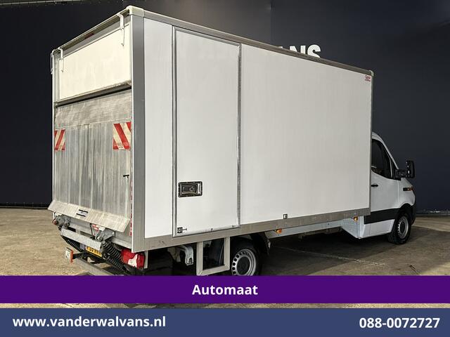 Mercedes-Benz SPRINTER 314CDI 143pk Automaat Bakwagen 21m3 KUUB Laadklep Zijdeur Euro6 Airco | Bijrijdersbank Lat om Lat betimmering, Leder