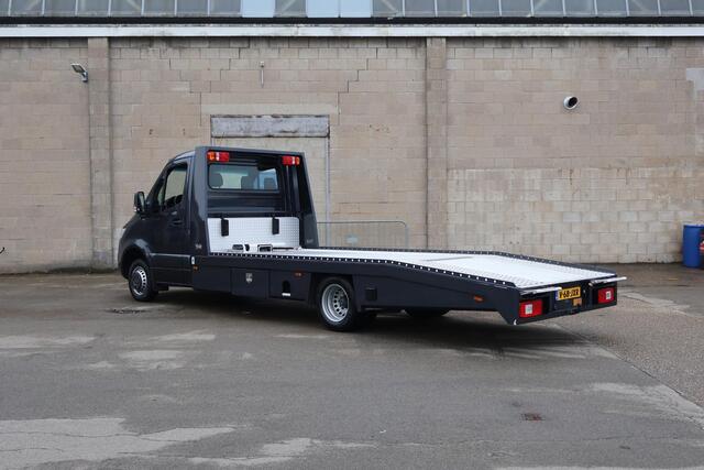 Mercedes-Benz SPRINTER 519 CDI | Aut. | L3 | Tijhof | INCL. Aanhangwagen | Stoelverwarming | 3 zits | Dodehoekassistent | Climate Control | Complete Set Auto Transport | Autoambulance | Auto Ambulance |