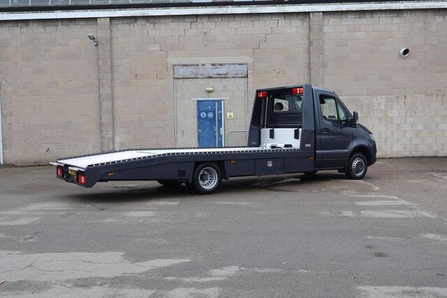 Mercedes-Benz SPRINTER 519 CDI | Aut. | L3 | Tijhof | INCL. Aanhangwagen | Stoelverwarming | 3 zits | Dodehoekassistent | Climate Control | Complete Set Auto Transport | Autoambulance | Auto Ambulance |