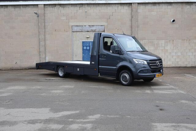 Mercedes-Benz SPRINTER 519 CDI | Aut. | L3 | Tijhof | INCL. Aanhangwagen | Stoelverwarming | 3 zits | Dodehoekassistent | Climate Control | Complete Set Auto Transport | Autoambulance | Auto Ambulance |