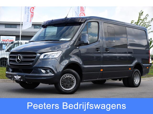 Mercedes-Benz SPRINTER 519 V6 3.0 CDI L2H1 DC PB Edition N1, Cruise, Camera, Carplay, LED, 2 x Schuifdeur, 3500kg trekhaak, 10,5'' Mbux, Leder,
