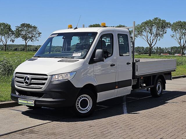 Mercedes-Benz SPRINTER 314 L3 Dubbele Cabine Mbux Navi Open-Laadbak XL 3.5T-Trekhaak Automaat Euro6 Oh-historie