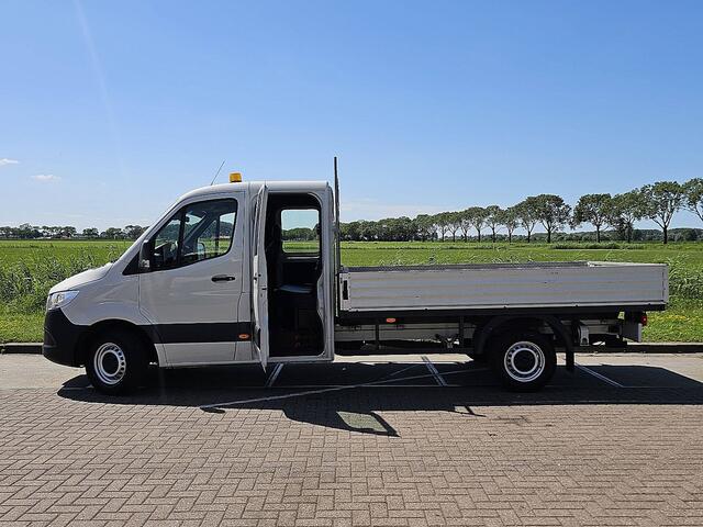 Mercedes-Benz SPRINTER 314 L3 Dubbele Cabine Mbux Navi Open-Laadbak XL 3.5T-Trekhaak Automaat Euro6 Oh-historie