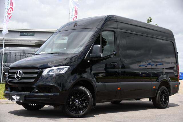 Mercedes-Benz SPRINTER 319 3.0 CDI L2H2 DC Black Edition MARGE! Adaptieve Cruise, Camera, LED, Carplay, Standkachel, 10,5'' Mbux, Automaat, 3500kg Trekhaak, Uniek!