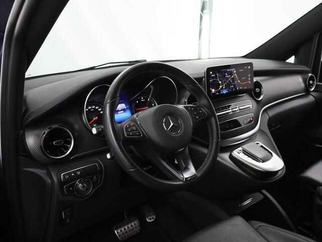 Mercedes-Benz V-KLASSE 300d 4-MATIC | L2 Lang | AMG | Navigatie | Parkeercamera | Stoelverwarming/verkoeling | Elektrische Schuifdeuren | 360° Camera | Burmester | Distronic Plus | Certified