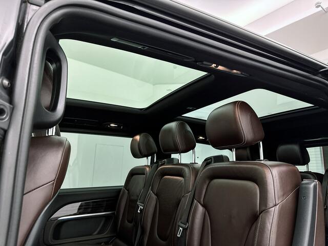 Mercedes-Benz V-KLASSE 220d Lang Avantgarde Edition 8 Persoons Elektr schuifdeuren Nappa Leder Pano 8 zitplaatsen Geel kenteken