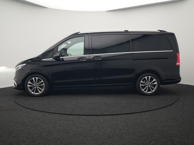 Mercedes-Benz V-KLASSE 250d Lang Avantgarde Edition 7-Persoons | Panodak | Lederen Stoelen Ventilatie & Verwarmd | Burmester Audio | Multi Beam LED | Adaptive Cruise | 360 Camera | Schuifdeuren Elektrisch | Apple Carplay | Sfeerverlichting | Blis | Navig