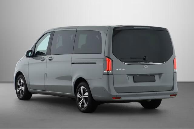 Mercedes-Benz V-KLASSE 250d L2 Style Grijs Kenteken Distronic Trekhaak LED 2 EL. Schuifdeuren Stuurverwarming Camera