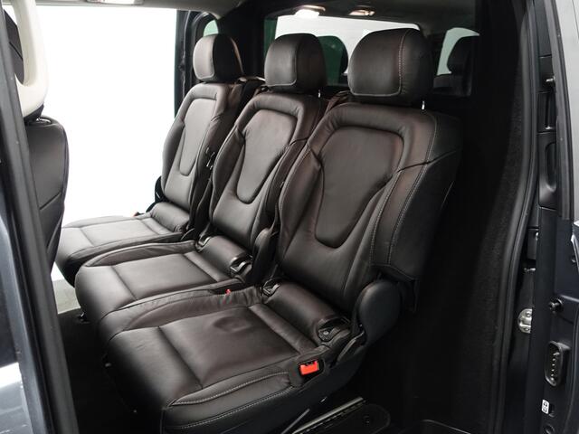 Mercedes-Benz V-KLASSE 220d Extra Lang DC Avantgarde- 2x Schuifdeur, Leder, Navi, Clima, Cruise, Grijs kenteken