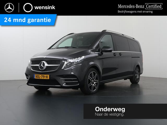 Mercedes-Benz V-KLASSE 300d | XL L3 | DUBBEL CABINE | AVANTGARDE | AMG | LUCHTVERING | BURMESTER | 360 CAMERA | LEREN BEKLEDING | CLIMATE CONTROL | ADAPTIEVE CRUISE | 2500 KG TREKHAAK | MEMORY SEATS | CARPLAY EN ANDROID AUTO