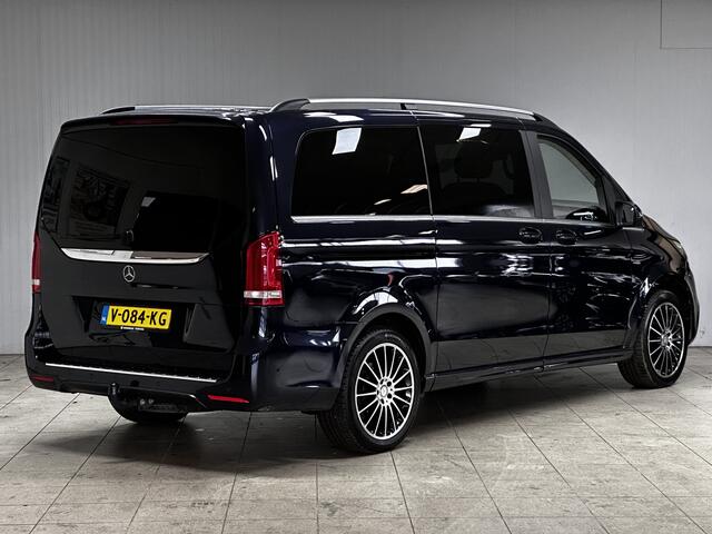 Mercedes-Benz V-KLASSE 250d 4-MATIC Lang DC Avantgarde AMG/ Automaat/ 191 pk!/ Trekhaak/ Burmester!/ 19'' LMV/ 360° Camera/ Elek. Schuifdeuren/ Adaptive Cruise/ Leder/ Stoelverw./ LED Koplampen/ Chroom/ Lane-Assist./ Dode-Hoek DET./ Sfeerverlichting.