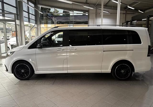 Mercedes-Benz V-KLASSE 220d L3 AMG Grijs Kenteken Distronic Trekhaak 2 EL. Schuifdeuren LED Night Pakket Stuurverwarming Stoelverwarming