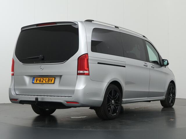 Mercedes-Benz V-KLASSE 300d 4-MATIC | L2 Lang | AMG | Dubbele Cabine | Carplay | Touch Screen Upgrade | Distronic Plus | Burmester | Stoelverwarming | Lederen Bekleding | 5-zits | 2500 KG Trekhaak | Parkeercamera | AMG