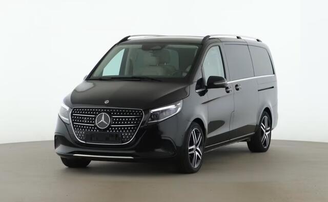 Mercedes-Benz V-KLASSE 300 Benzine L2 Avantgarde Grijs Kenteken Leder Panoramadak Distronic Stoelkoeling Burmester 19 Inch