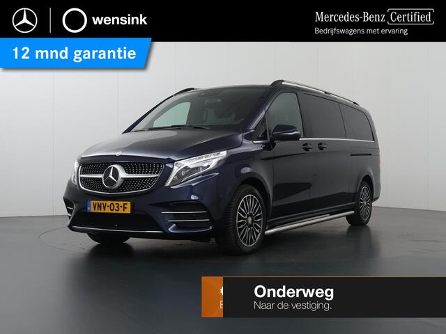 Mercedes-Benz V-KLASSE 300d | 4-MATIC | XL L3 | AMG | DUBBELE CABINE | DISTRONIC PLUS | BURMESTER SOUND | SCHUIFDEUR L+R | 360° CAMERA | AFN. TREKHAAK 2500KG. | ELK. VERSTELBARE STOELEN |