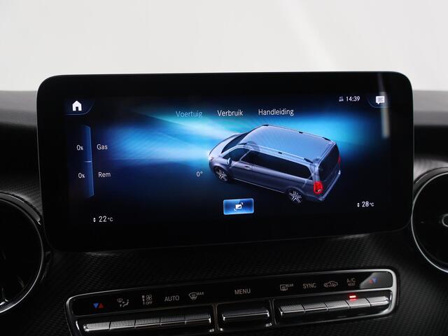 Mercedes-Benz V-KLASSE 300d | 4-MATIC | XL L3 | AMG | DUBBELE CABINE | DISTRONIC PLUS | BURMESTER SOUND | SCHUIFDEUR L+R | 360° CAMERA | AFN. TREKHAAK 2500KG. | ELK. VERSTELBARE STOELEN |