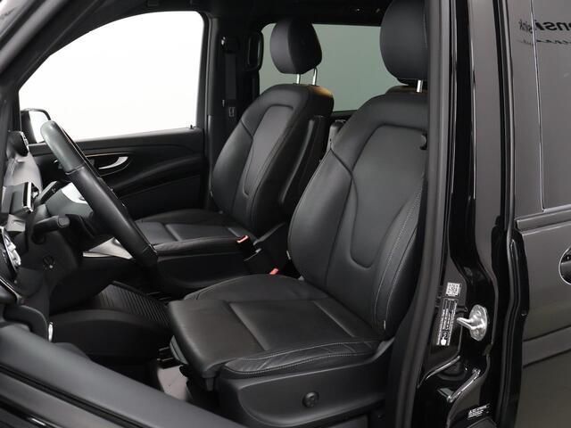 Mercedes-Benz V-KLASSE 300d | XL L3 | AMG | Exclusive | 2-zits | Airmatic | Standkachel | Trekhaak | Stoelventilatie | Stoelverwarming | Stoelen+Banken aanwezig | Certified |