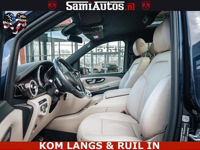 Mercedes-Benz V-KLASSE AMG VIP PURE LUXE 6 PERSOONS | 4-MATIC | LANG | PANO DAK | EXCLUSIVE | ADAPTIVE CRUISE | ALCANTARA HEMEL | BURMESTER | 6 X STOELEN VERWARMD EN GEKOELD | ROYALE (CLASS) BEEN RUIMTE |