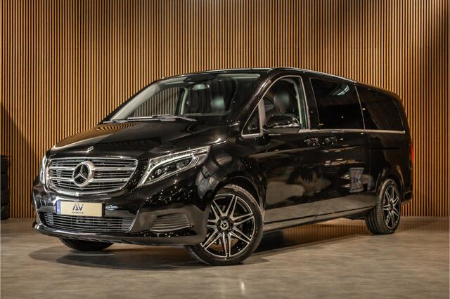 Mercedes-Benz V-KLASSE 220d Extra Lang DC | Elek schuifdeuren | Navigatie | Stoelverwarming | Lederen bekleding | PDC | Trekhaak | Cruise control | Nieuwe remmen rondom | Nieuwe APK