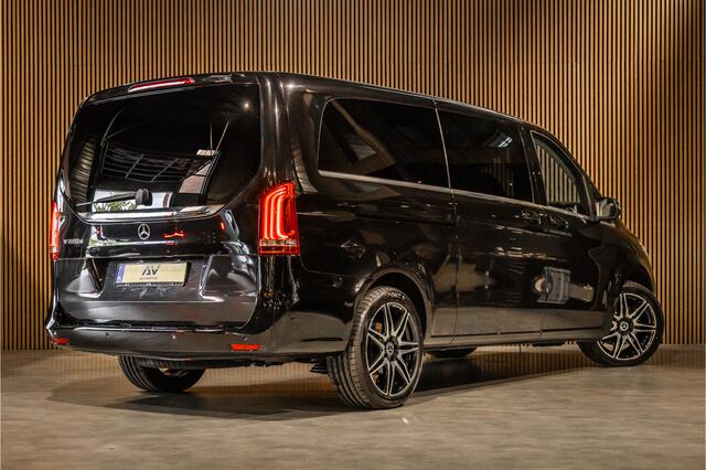 Mercedes-Benz V-KLASSE 220d Extra Lang DC | Elek schuifdeuren | Navigatie | Stoelverwarming | Lederen bekleding | PDC | Trekhaak | Cruise control | Nieuwe remmen rondom | Nieuwe APK