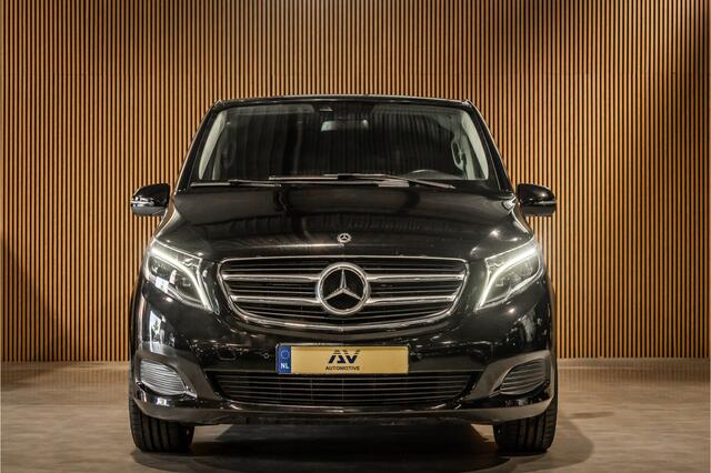 Mercedes-Benz V-KLASSE 220d Extra Lang DC | Elek schuifdeuren | Navigatie | Stoelverwarming | Lederen bekleding | PDC | Trekhaak | Cruise control | Nieuwe remmen rondom | Nieuwe APK