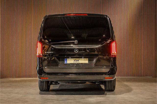 Mercedes-Benz V-KLASSE 220d Extra Lang DC | Elek schuifdeuren | Navigatie | Stoelverwarming | Lederen bekleding | PDC | Trekhaak | Cruise control | Nieuwe remmen rondom | Nieuwe APK