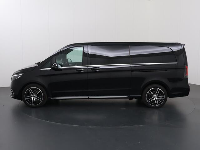 Mercedes-Benz V-KLASSE 300d | XL L3 | AMG | 4-MATIC | Dubbele Cabine | 360 CAMERA | DISTRONIC PLUS | LEDER ZWART "LUGANO" | ALARM | STOELVERWARMING | NAVIGATIE | CARPLAY | ANDROID AUTO | CLIMATE CONTROL | DAB+ | CERTIFIED