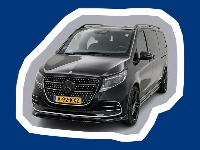 Mercedes-Benz V-KLASSE V300d L3 AMG Line DC 4-Matic Spoilerset Elec schuifdeuren 360camera Dubbele cabine Trekhaak Led